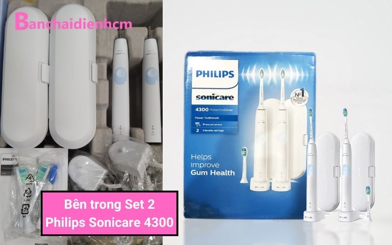 Bên trong Set 2 Philips Sonicare 4300 có gì?