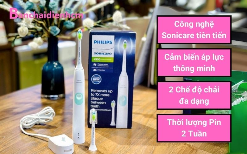 Các điểm nổi bật của Philips Sonicare 4300