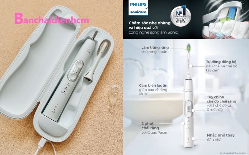 Chăm sóc răng miệng với Philips Sonicare 6100