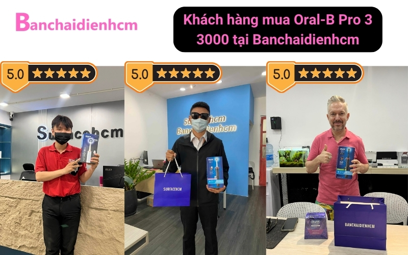 Khách hàng mua Oral-B Pro 3 3000