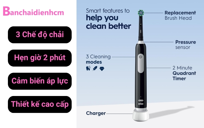 Tính năng nổi bật Oral-B Pro 1000