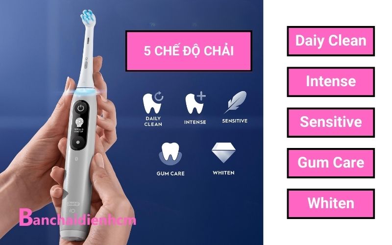 5 Chế độ chải trên Oral-B iO Series 6