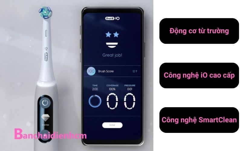 Công nghệ làm sạch trên Oral-B iO Series 6