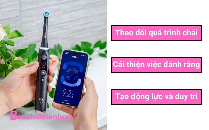 Kết nối qua app Oral-B iO Series 6 để theo dõi quá trình