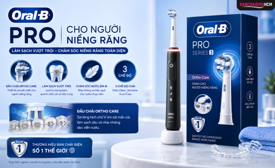 Dòng Vitality là dòng dành cho người mới bắt đầu tập sử dụng bàn chải điện 