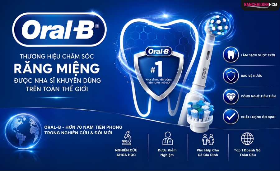 Bàn Chải Điện Oral-B Chính Hãng: Các Dòng Và Top Các Sản Phẩm Nên Mua
