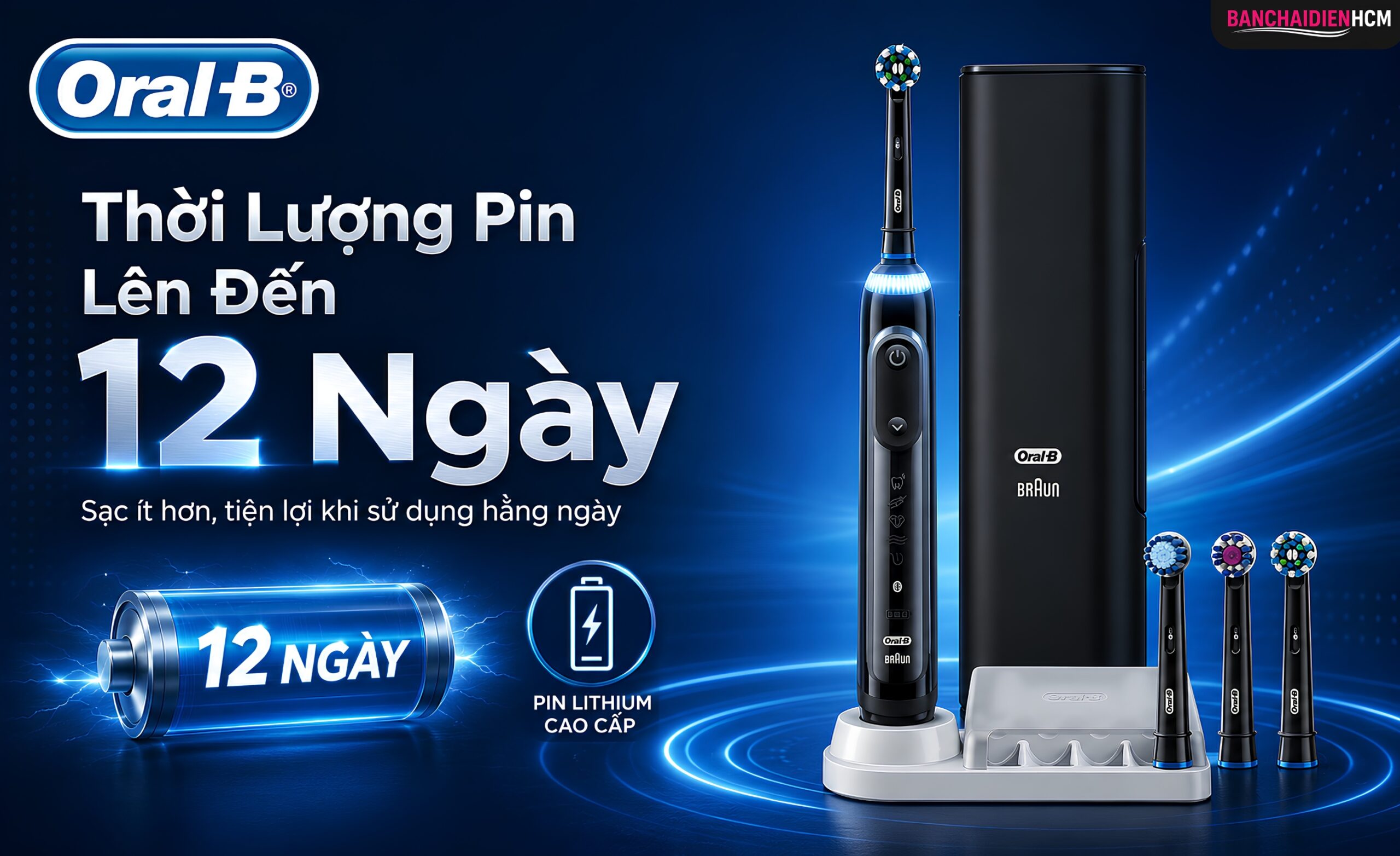 Pin Lithium-Ion Dùng Được Đến 12 Ngày