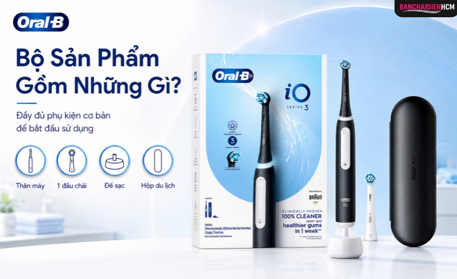 Bàn chải điện Oral-B iO Series 3 Chính Hãng