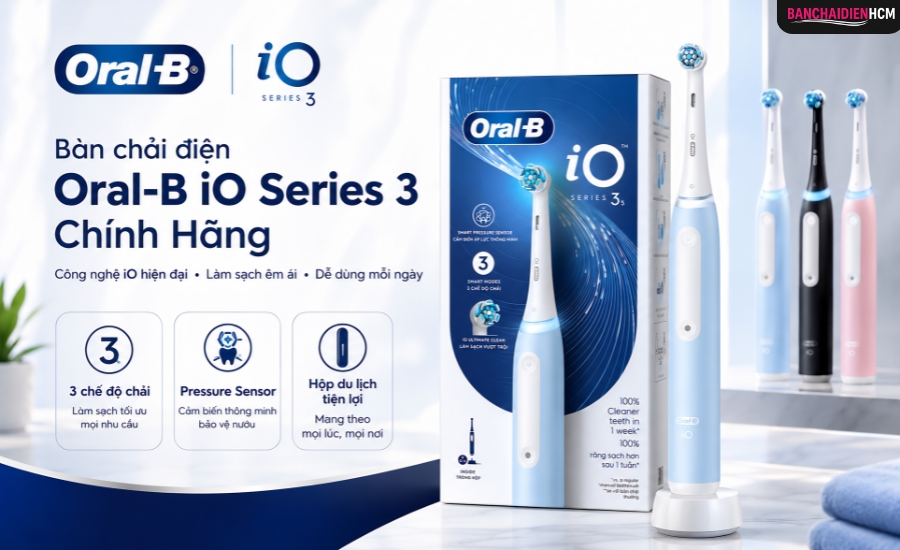 Bàn chải điện Oral-B iO Series 3 Chính Hãng