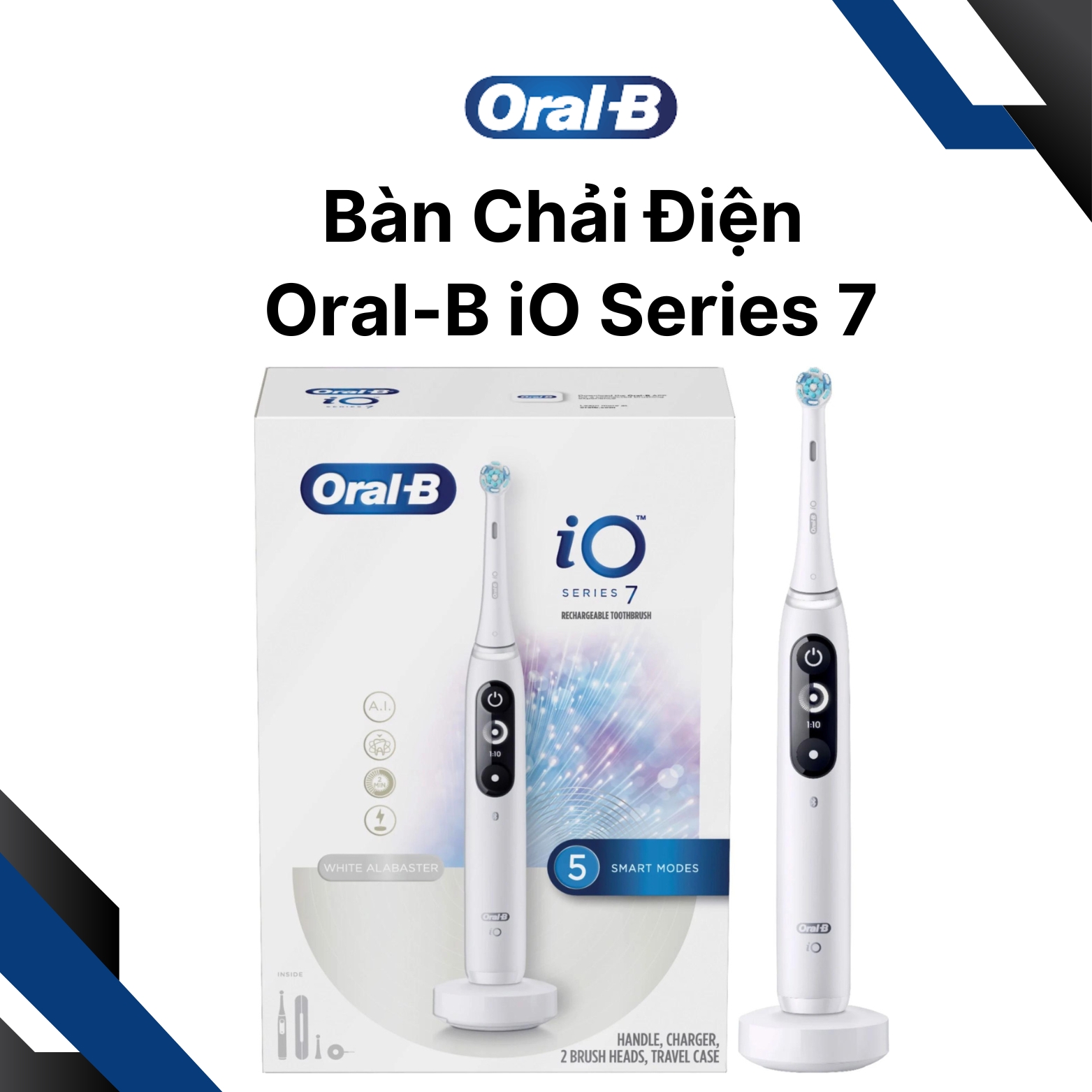 Bàn chải điện Oral-B iO Series 7 Chính Hãng - Ảnh 2