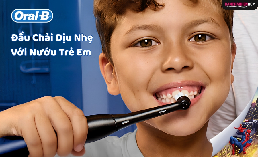 Đầu Chải Dịu Nhẹ Với Nướu Trẻ Em 