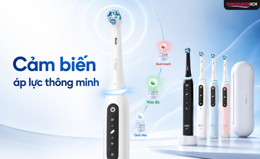 Cảm Biến Áp Lực Thông Minh Trên Oral-B iO