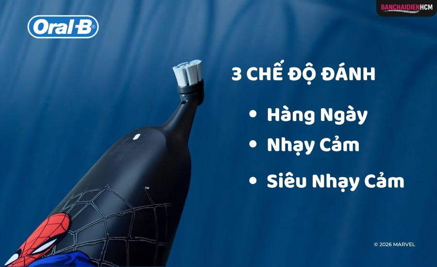 3 Chế Độ Chải Linh Hoạt