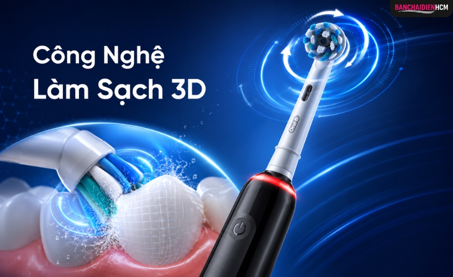 Công Nghệ Làm Sạch Của Oral B Pro 3 3000