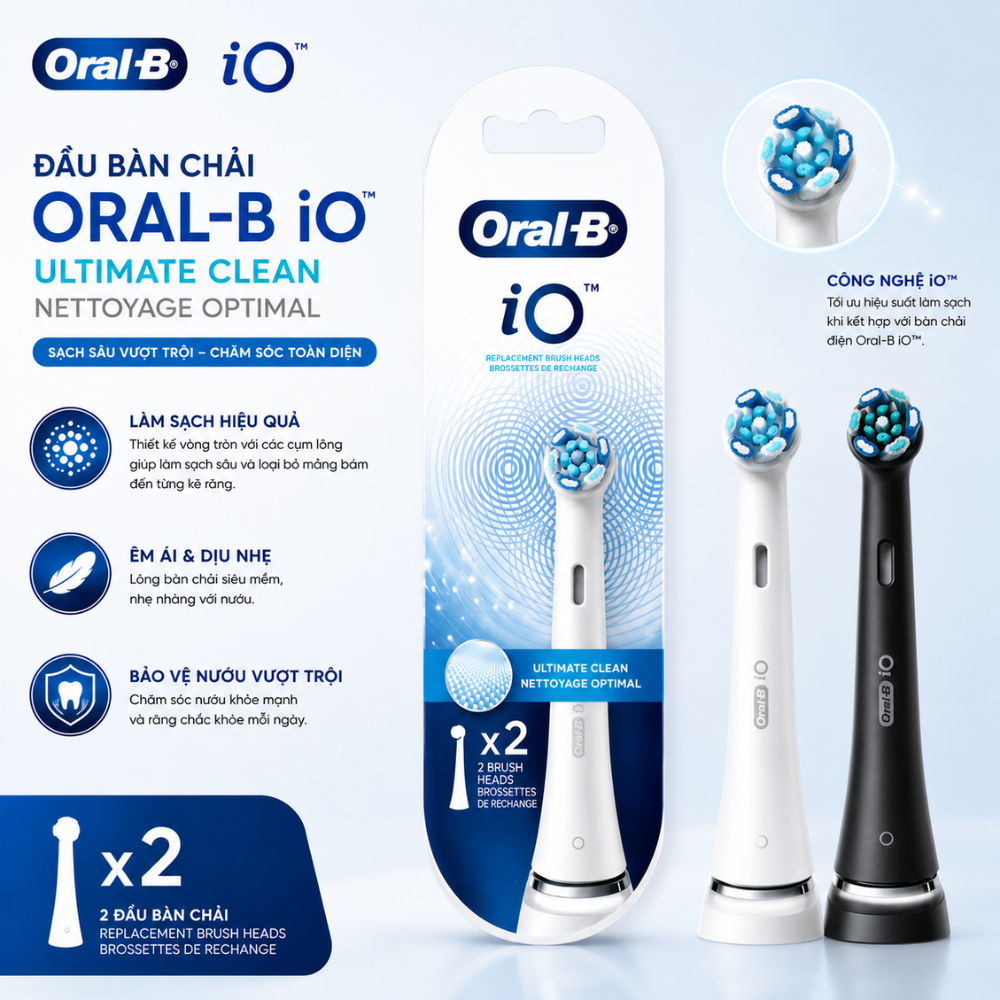 Đầu chải Oral B iO Ultimate