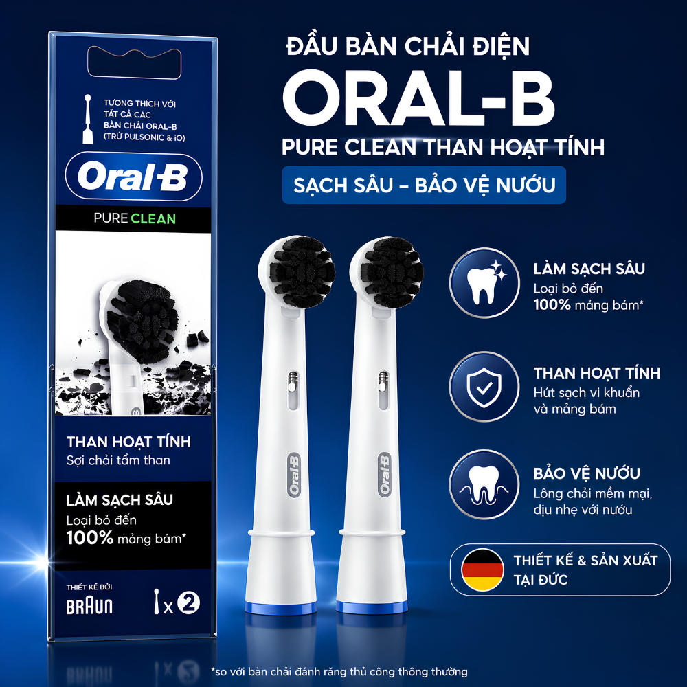 Đầu chải Oral B Pure Clean