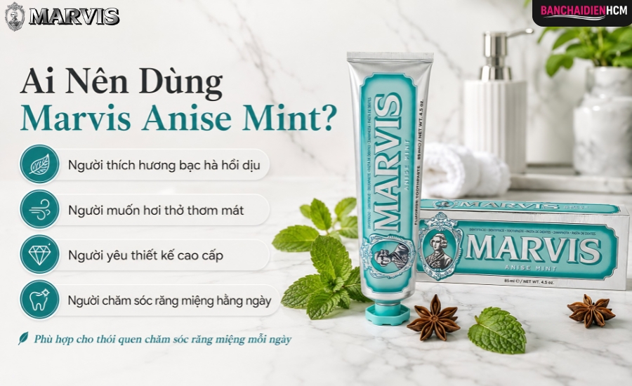 Kem Đánh Răng Marvis Anise Mint
