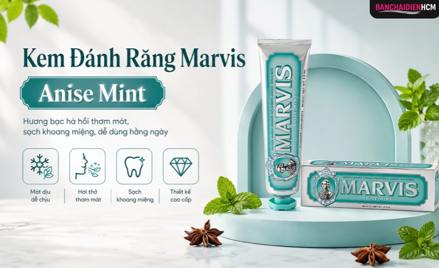 Kem Đánh Răng Marvis Anise Mint