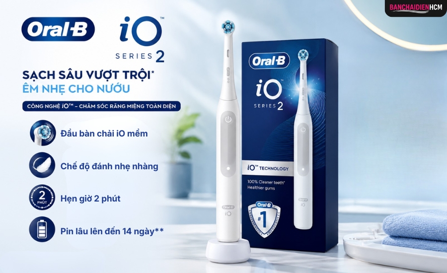 Oral-B iO là dòng cao cấp nhất của Oral B hiện nay