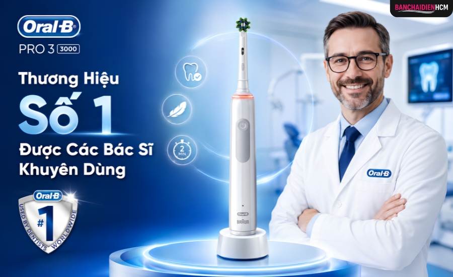 Bàn chải điện Oral B Pro 3 3000