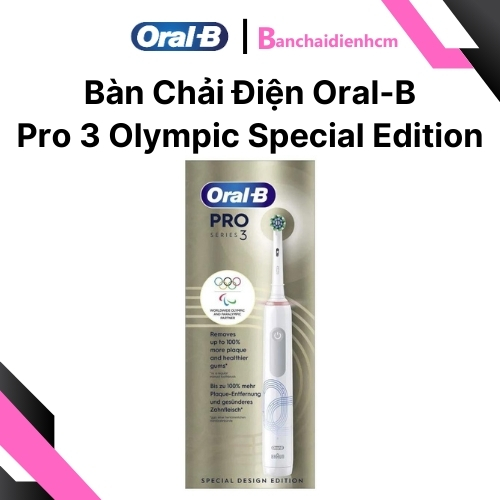 Bàn chải điện Oral-B Pro 3 Olympic Special Edition Chính Hãng - Ảnh 2