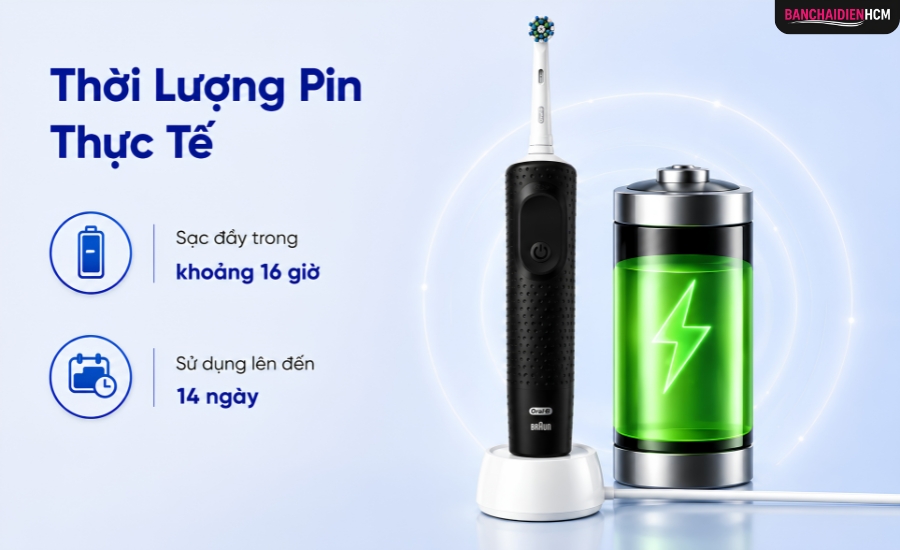 Thời Lượng Pin Của Oral-B Vitality Pro