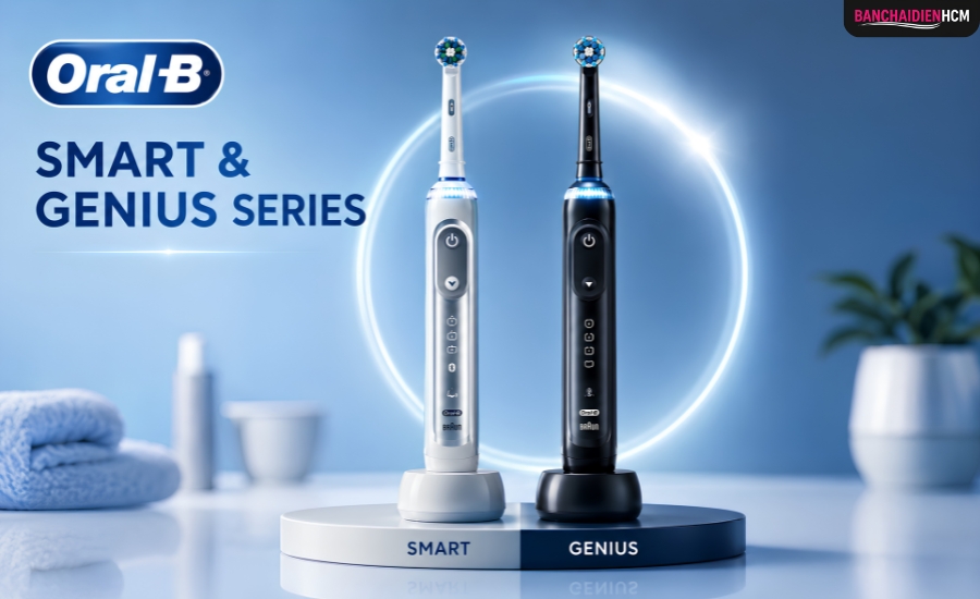 Smart Series và Genius Series từng là dòng cao cấp trước khi Oral-B iO xuất hiện