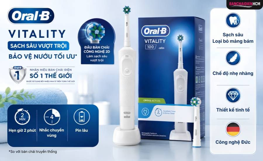 Dòng Oral B Vitality Phân Khúc Giá Rẻ Của Oral B