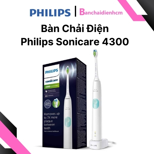 Bàn chải điện Philips Sonicare 4300 Chính Hãng - Ảnh 3
