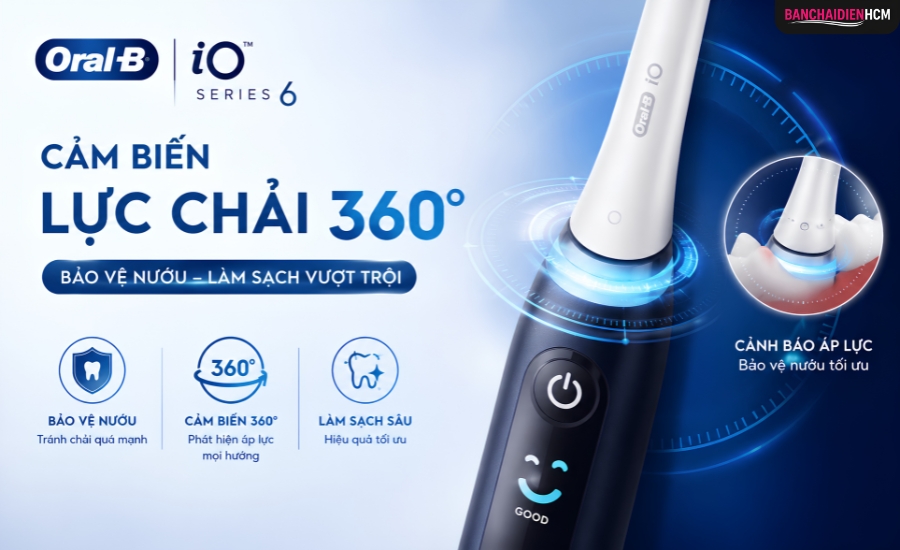 Cảm biến lực trên Oral B iO Series 6