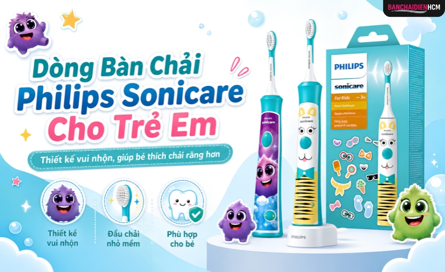 Dòng Bàn Chải Philips Sonicare Cho Trẻ Em