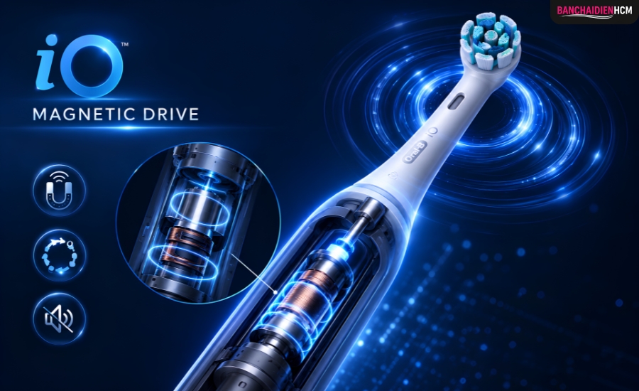 Công nghệ magnetic drive trên Oral B iO Series 6