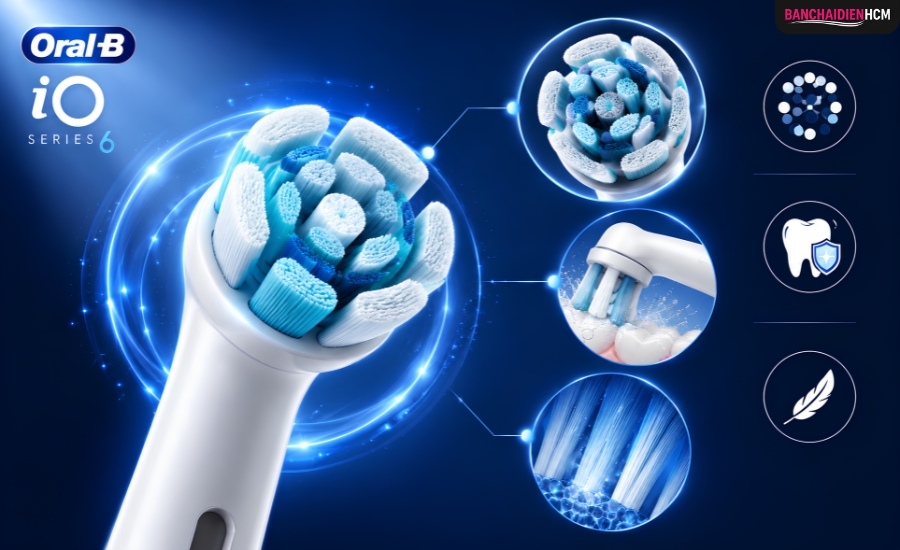 Đầu bàn chải của Oral B iO Series 6
