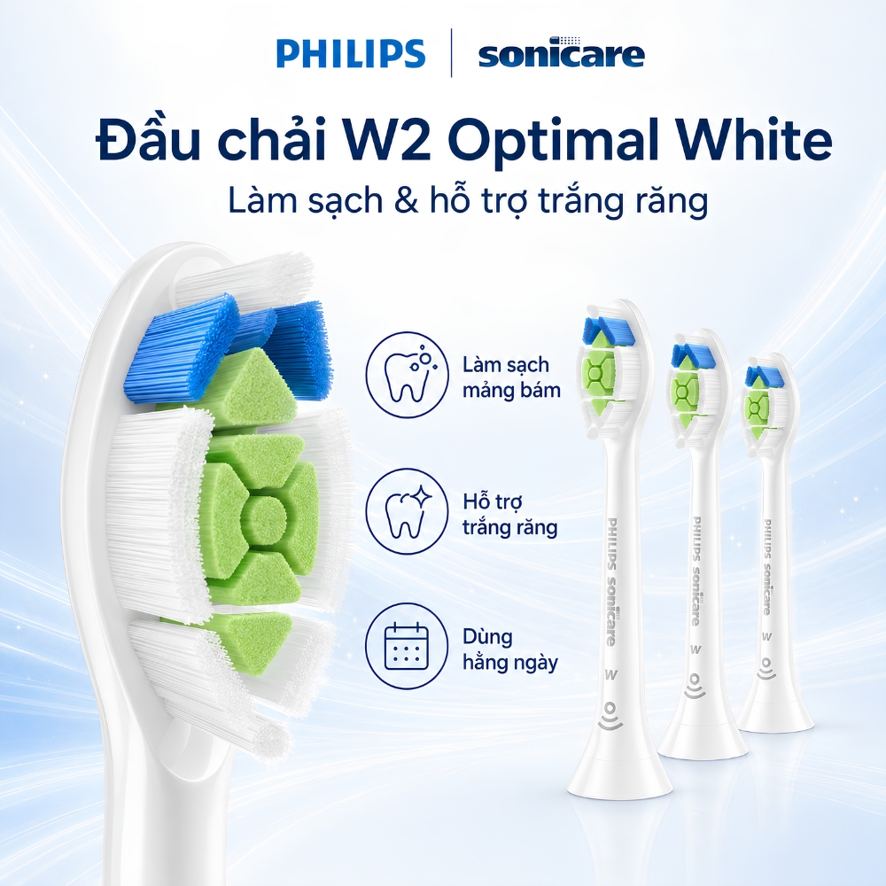 Đầu bàn chải Philips W2