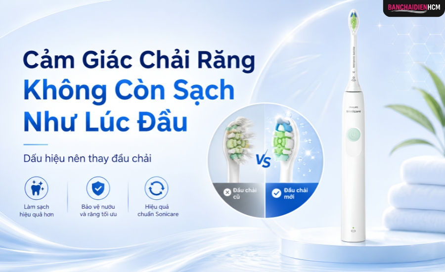 Người dùng vẫn chải đủ thời gian và giữ nguyên kỹ thuật nhưng bề mặt răng không còn cảm giác sạch, mịn như trước