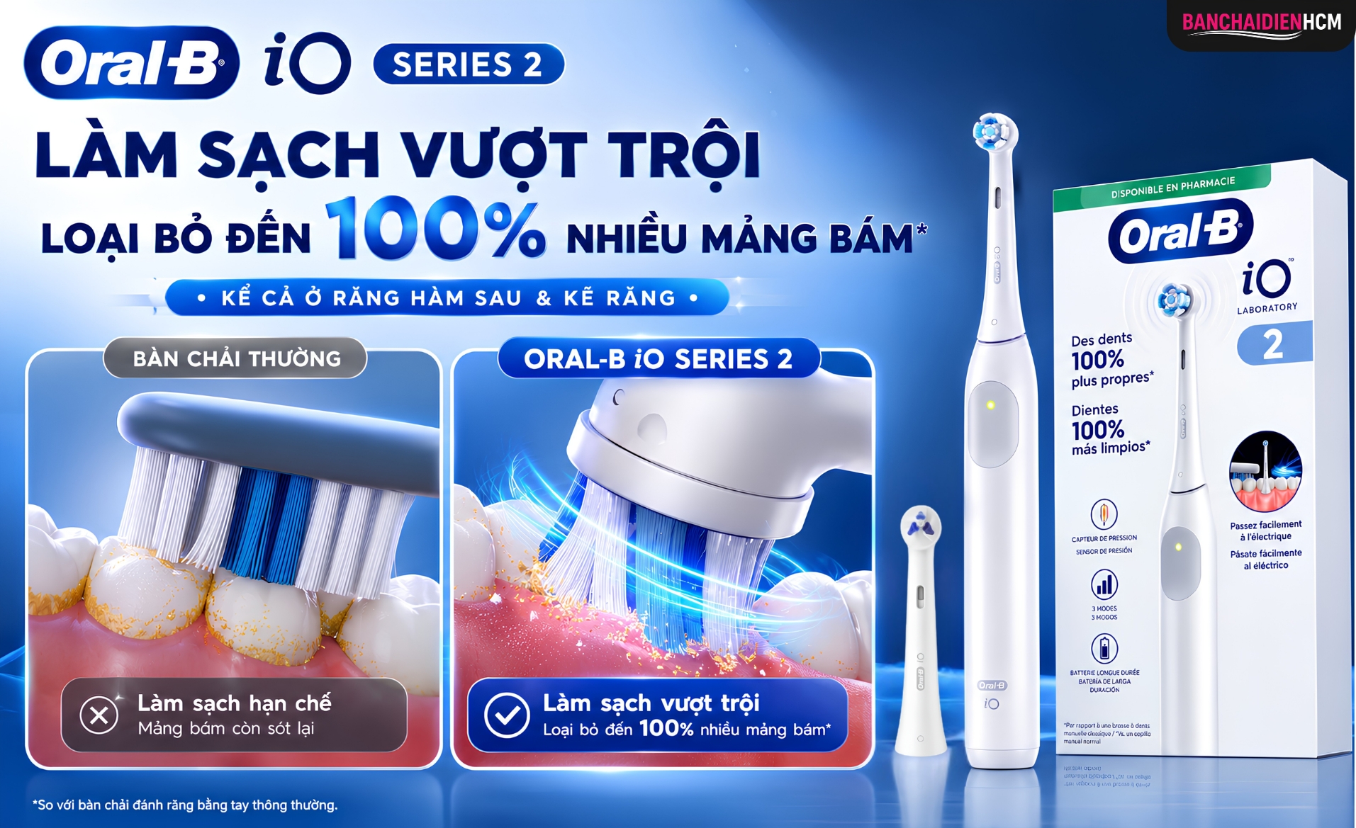 Công Nghệ iO Magnetic Drive Mang Đến Trải Nghiệm Đánh Răng Êm Hơn