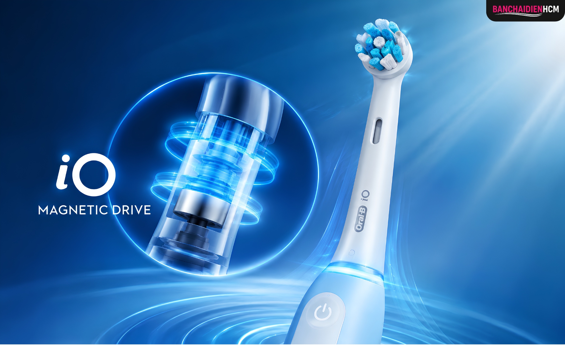 Công Nghệ iO Magnetic Drive Mang Đến Trải Nghiệm Chải Răng Êm Và Sạch Sâu