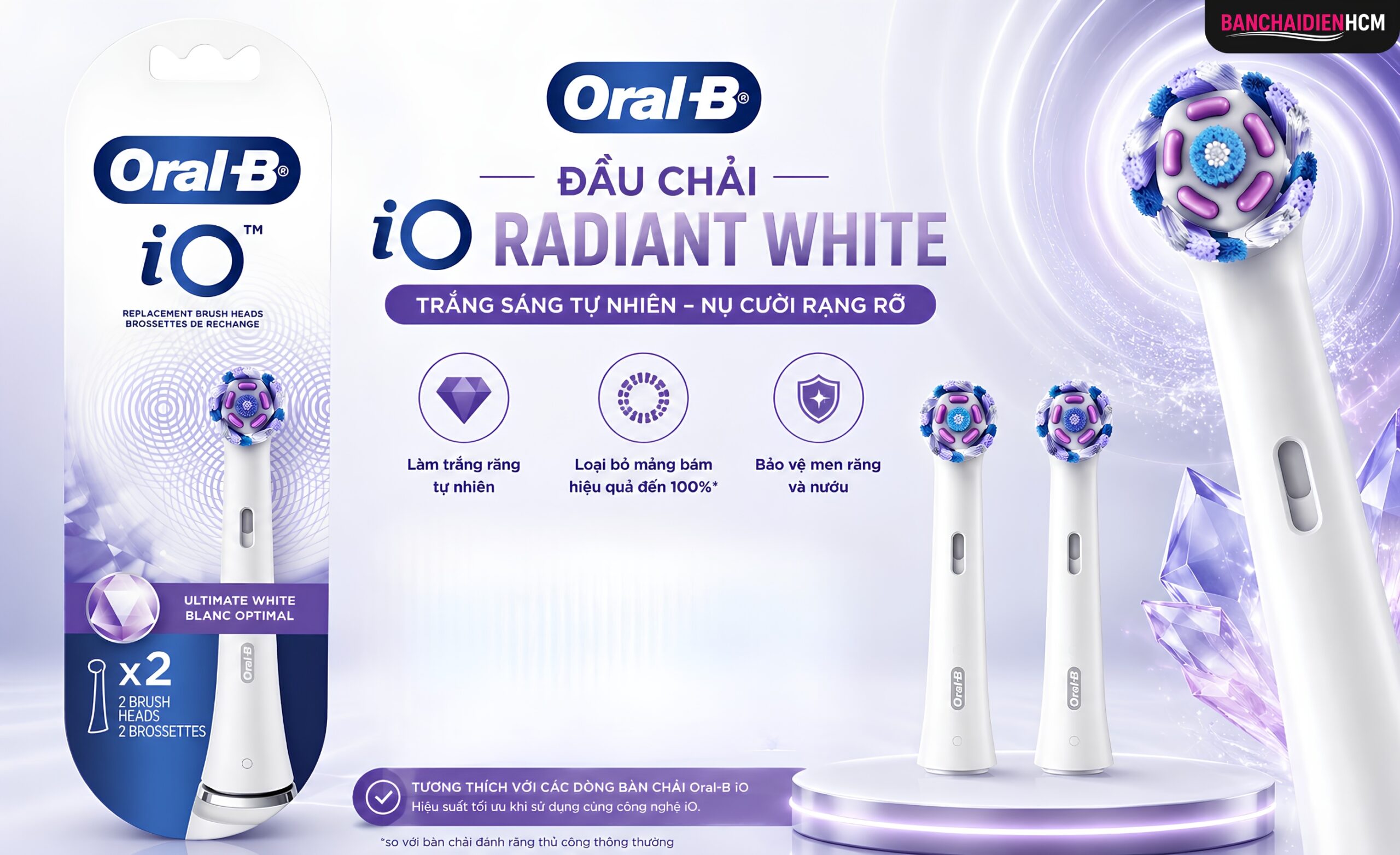 Đầu iO Radiant White