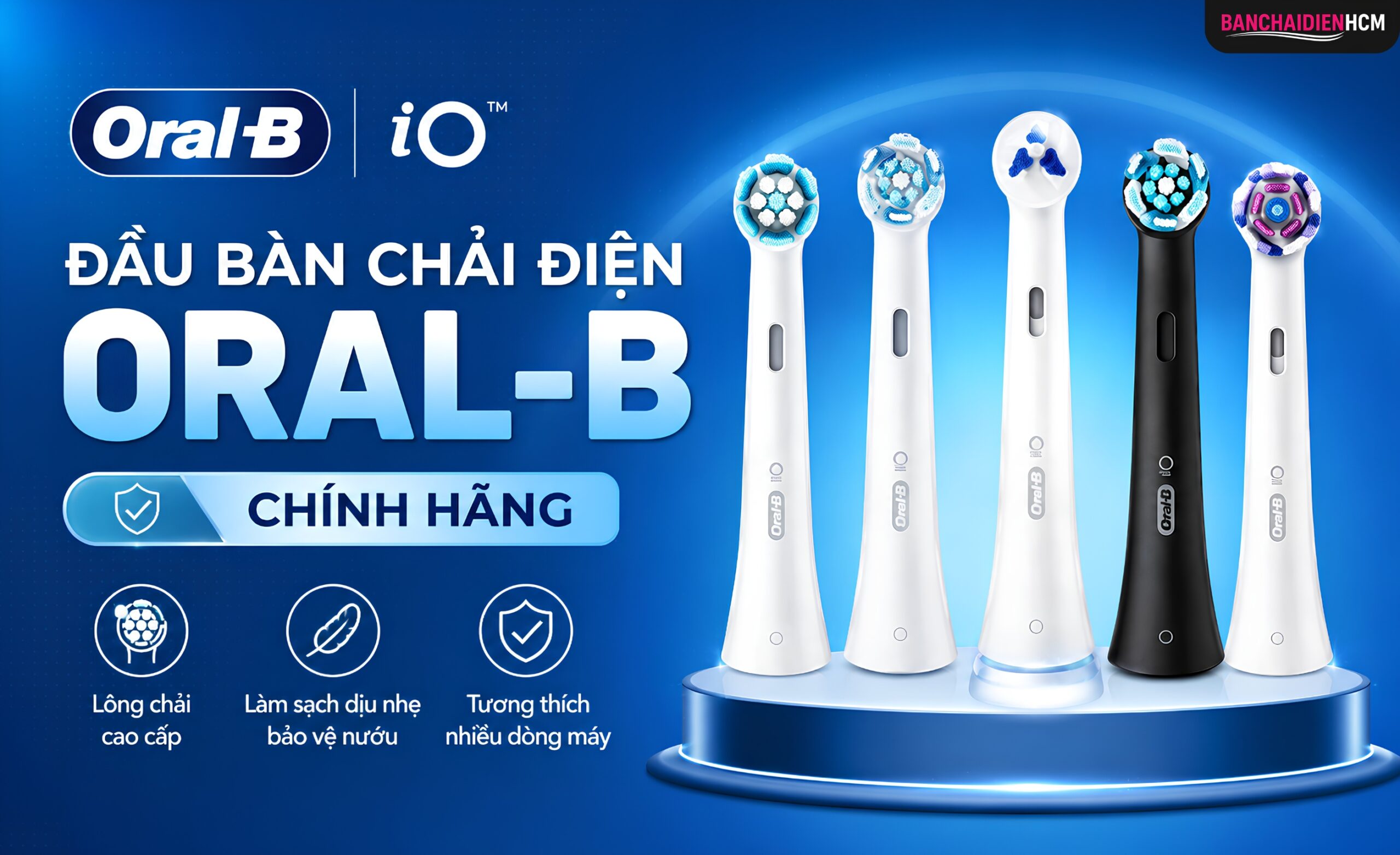 Có mấy loại đầu bàn chải điện Oral-B ? Tổng hợp chi tiết và phân biệt từng loại