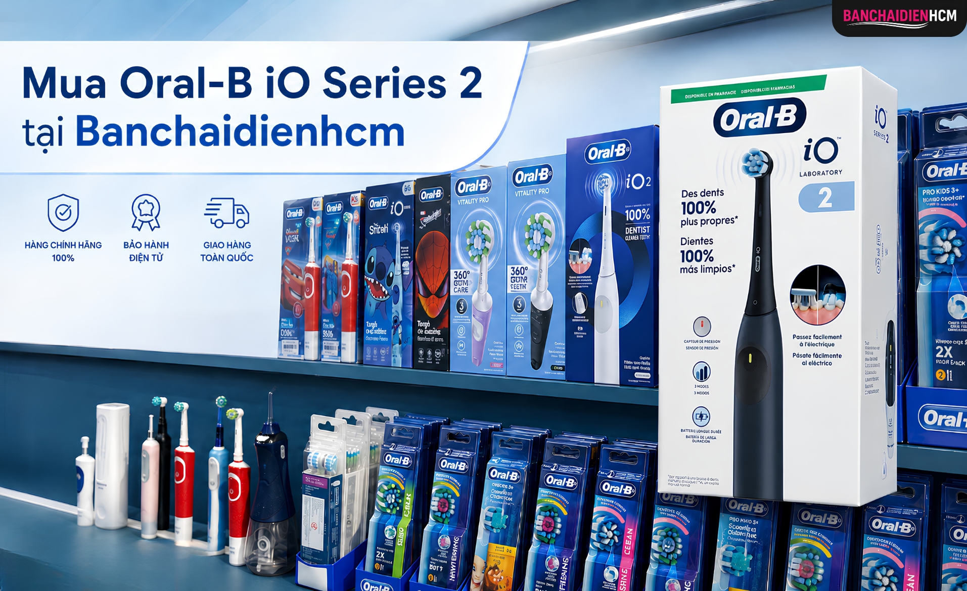 Mua Bàn Chải Điện Chính Hãng Tại Banchaidienhcm